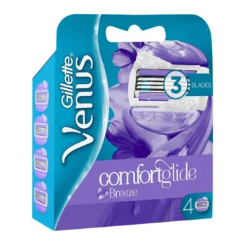 Gillette Venus Comfort Glide Breeze Cartridges, 4‑Pack