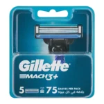 Gillette Mach 3 Plus Cartridges, 5‑Pack