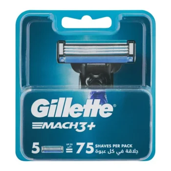 Gillette Mach 3 Plus Cartridges, 5‑Pack