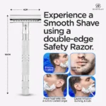 Textured_Grip_Double_Edge_Safety_Razor_in_stainless_steel
