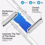Chrome_Double_Edge_Safety_Razor_Smooth_Handle