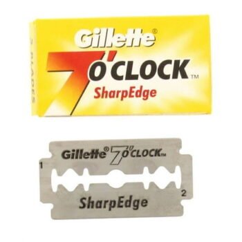 Gillette 7 O'clock Sharp Edge Stainless Razor Blade‑ 5 Pcs