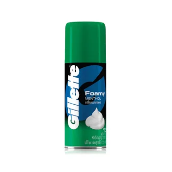 Gillette Foamy Menthol Shaving Foam, 175g