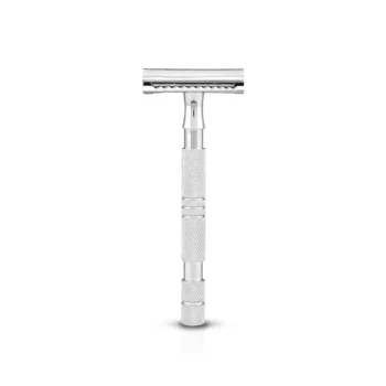 Textured Grip Double Edge Safety Razor