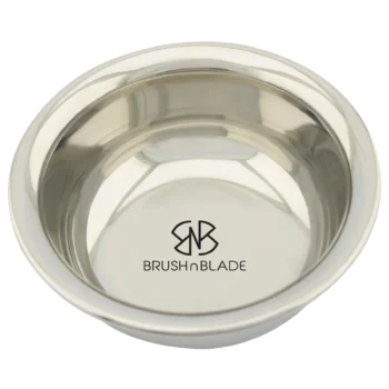 BrushnBlade Classic Stainless Steel Shaving Bowl